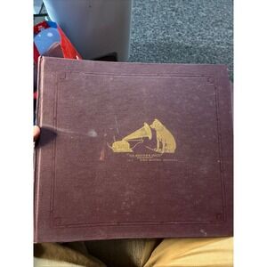 Vintage His Master's Voice Record Album - 12 Sleeves for 12" 78rpm records. M